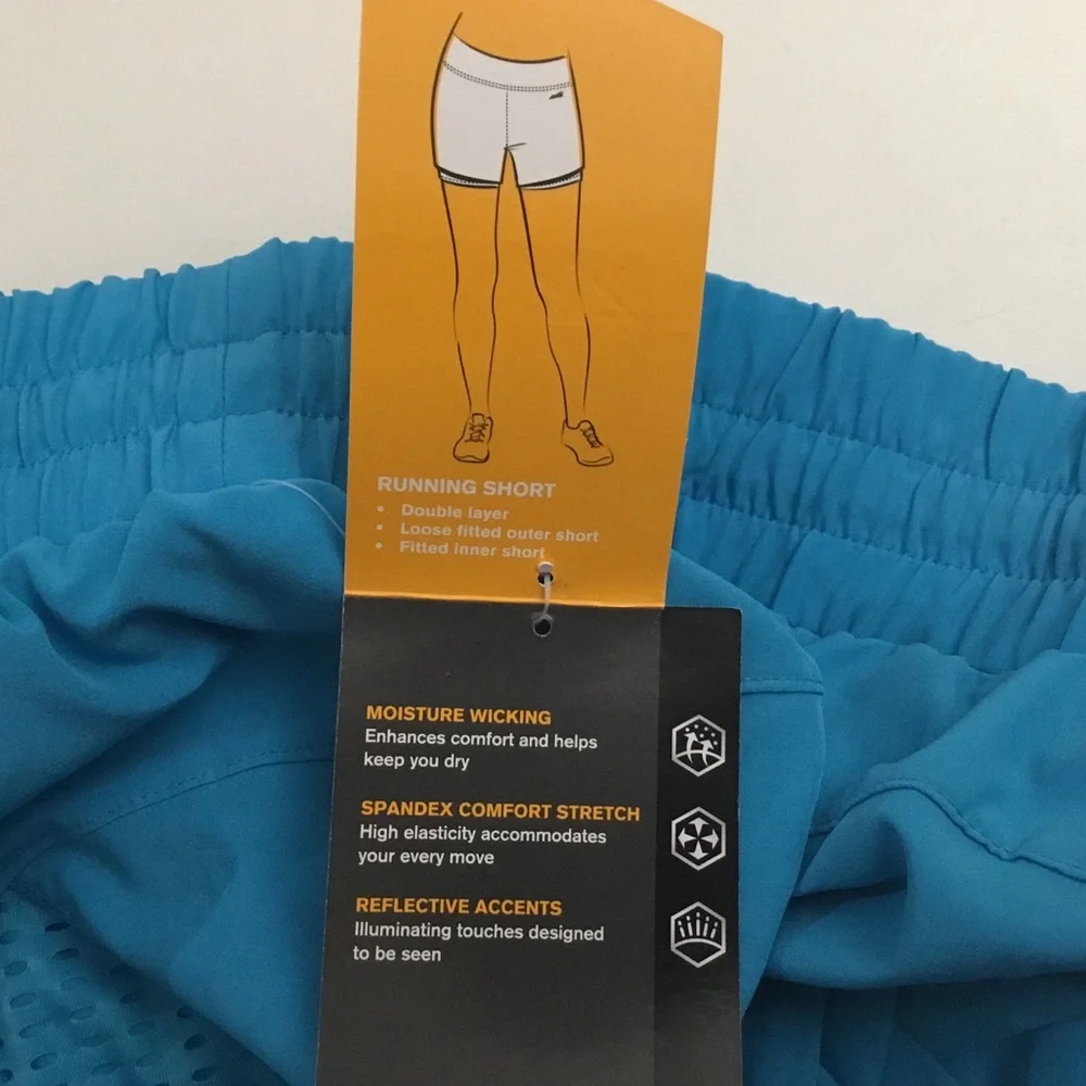 AVIA Running Shorts 2X/20 Fitted inner Layer & Loose Outer Layer - Picture 5 of 6